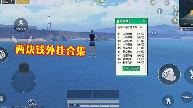 和平精英稳定外挂演示